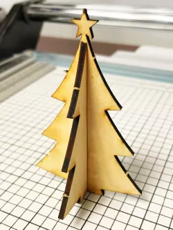 Interlocking Christmas Tree Model Kit For Laser Cutting
