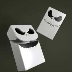 Jack skellington cigarette case box