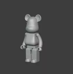 KAWS Bearbrick Medicom mashup bear