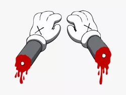 Kaws Bloody Hands Companion