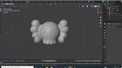 Kaws Head Keychain / Llavero de Kaws