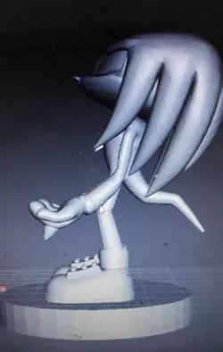KNUCKLES (SONIC 2) SUPPORT FOR JOYSTICK AND CELL PHONE