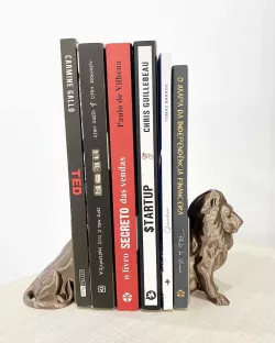 Lion bookend