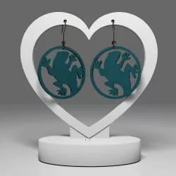 Lizard / salamander earrings