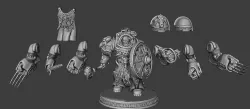 LT. DAN - HQ COMMAND CANINE VIKING SPACE MAN - MAGNETIZED