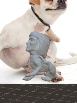 Mars attack dog woman