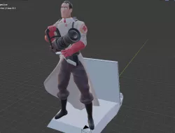 Medic TF2 stand Smartphone