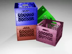 Mini Milk Crates 3D Printer STL Files 3D Model Printable File