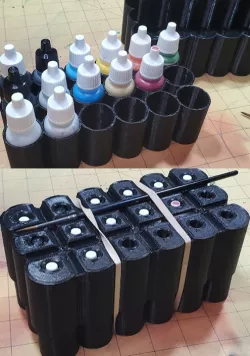 Mobile Vallejo Paint Rack