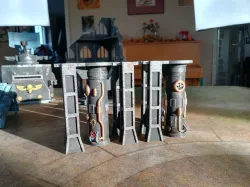 "modular Sci-fi Outpost" - Bridges and connectors - Warhammer/Killteam Tabletop Terrain - fully modular wargaming terrain