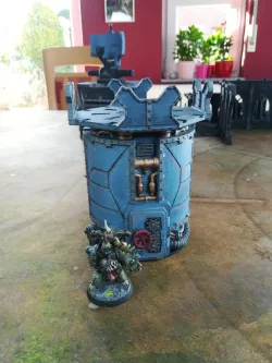 "modular Sci-fi Outpost" - Tech Silo - Warhammer/Killteam Tabletop Terrain - fully modular wargaming terrain