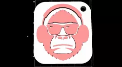 Monkey clip art keyhanger