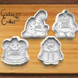 monster Cookie Cutter set