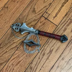 Morning Star Mace / Whip | Castlevania | Trevor Belmont | Available With Matching Display Plinth | By Collins Creations 3D