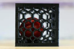 Multi-Material Ball in a Cube (Soluble Support Test)