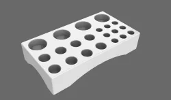 Multi-Purpose tube rack for centrifuge, falcon, eppendorf and PCR-tubes