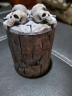 Necromancer Dice or Desk Cups themed for Dungeons & Dragons, Warhammer Fantasy or tabletop games.