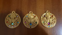 Octopus Pirate Medallion