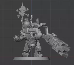 Ork Warboss in Mega Armour