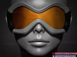 Overwatch Tracer Lena Oxton Goggle Cosplay Eyes Mask