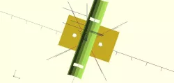 Pen Mount for Geetech A10,A20 etc for make tattoo stencil