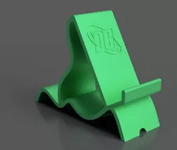 phone stand with DC comics logo