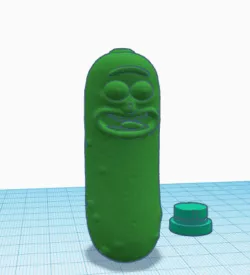 Pickle Rick Tooter Bullet Snuffer Straw Recreational