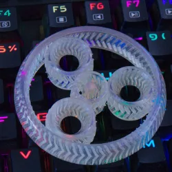 Planet gears fidget toy. print in place