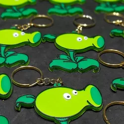 Plants Vs Zombies Pea Launcher Key Chain