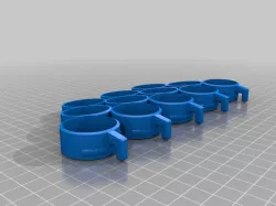 Pro Acryl 12 Pot Rack For Ikea Skadis