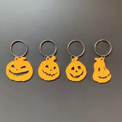 Pumpkin halloween key chains