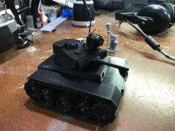 RC Mini Panzer Tank with working suspension