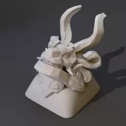 Red Lion Keycap - DIGITAL FILES FOR 3D PRINTING - KEYCAP FOR MECHANICAL KEYBOARD