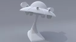 Rick and Morty Spaceship