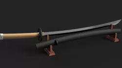 Rurouni Kenshin Reverse Blade Katana - Sakabatou Cosplay Prop