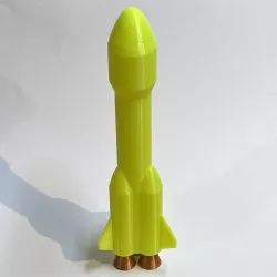 Semi-realistic rocket (no supports)