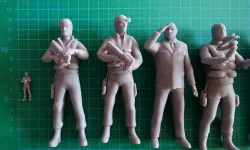 SG1 - Team - Figures (Jack,Sam,Daniel,Tealc, Hammond)