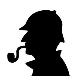 Sherlock wall decal