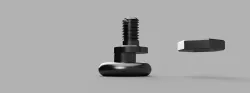 shower door support