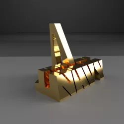 Simple NAVY phone stand