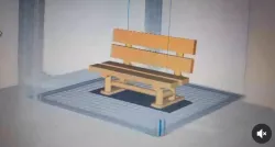 skate fingerboard bench