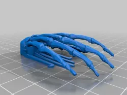 Skeleton Hand Hair Slide