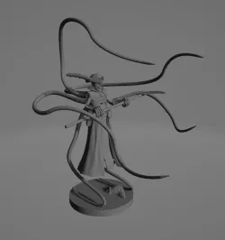 Skeleton Miniature with tendrils- Zar-Bones