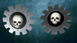 Skull badge