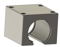 Sliding bearing block