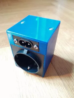 Socket Enclosure for ESP8266 Moes QS-WiFi-D01 150W or Shelly Dimmer