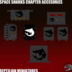 SPACE SHARKS DOORS SET