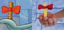 Spongebob daddy bow tie