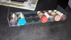 Stackable army painter paint rack