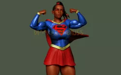 Supergirl 3D print model